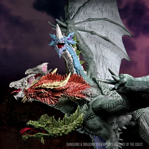 D&D Icons Of The Realms Miniatures: Fizban's Treasury Of Dragons - Dracohydra Premium Figure 8 D&D Icons Of The Realms Miniatures: Fizban's Treasury Of Dragons - Dracohydra Premium Figure - Image 6